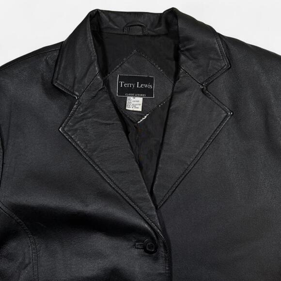 Terry Lewis Classic Luxuries Leather Jacket – Size 1X - Picture 4 of 6